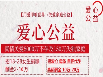 环翠捐卵助孕生子 爱心志愿者招募